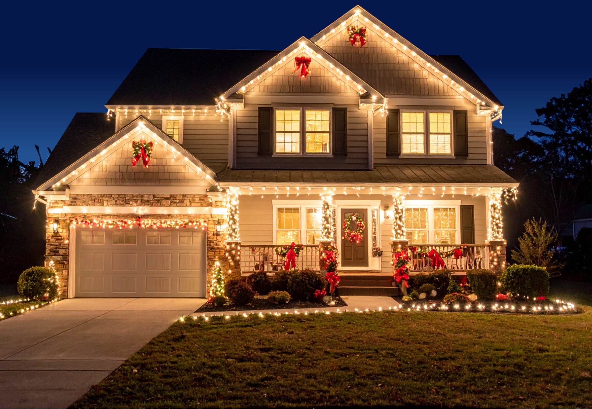 Christmas Light Installation Pineville NC